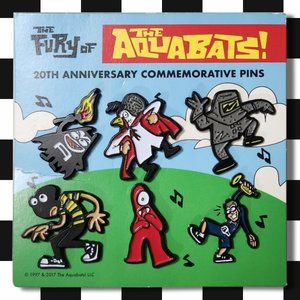The Fury of The Aquabats! 20th Anniversary Commemorative Pins